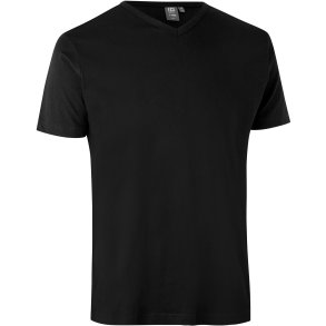 ID 0514 T-TIME® T-shirt  V-hals Sort