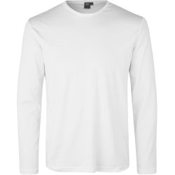 ID 0518 Interlock T-shirt   l/ Hvid