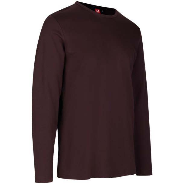 ID 0518 Interlock T-shirt   l/ Mrk bordeaux