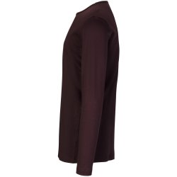 ID 0518 Interlock T-shirt   l/ Mrk bordeaux