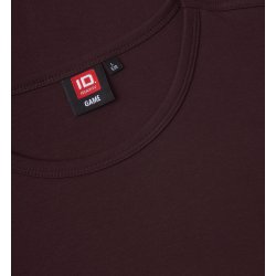 ID 0518 Interlock T-shirt   l/ Mrk bordeaux