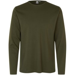 ID 0518 Interlock T-shirt   l/ Oliven