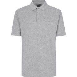 ID 0520 Poloshirt klassisk Gr melange