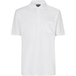 ID 0520 Poloshirt klassisk Hvid