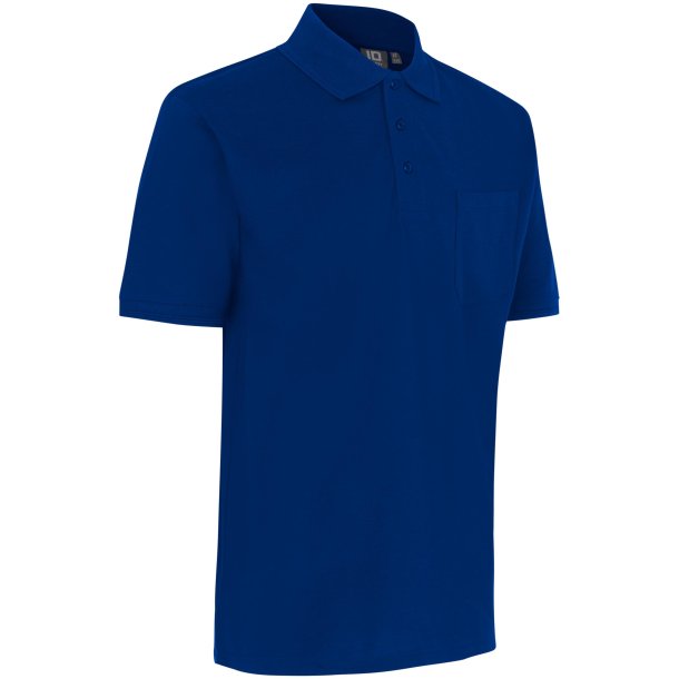 ID 0520 Poloshirt klassisk Kongebl