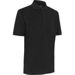 ID 0520 Poloshirt klassisk Sort