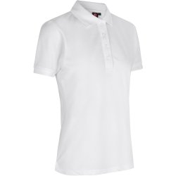 ID 0521 Poloshirt klassisk  dame Hvid