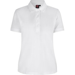 ID 0521 Poloshirt klassisk  dame Hvid