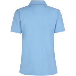 ID 0521 Poloshirt klassisk  dame Lys bl