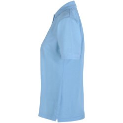 ID 0521 Poloshirt klassisk  dame Lys bl