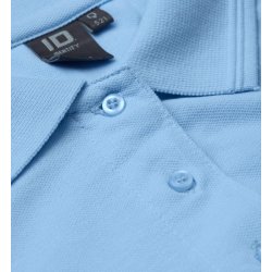 ID 0521 Poloshirt klassisk  dame Lys bl