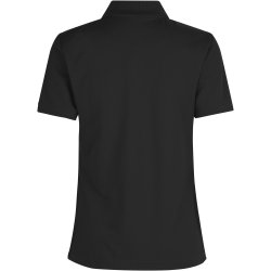 ID 0521 Poloshirt klassisk  dame Sort