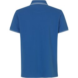 ID 0522 Kontrast poloshirt  stretch Azur