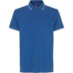 ID 0522 Kontrast poloshirt  stretch Azur
