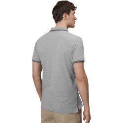 ID 0522 Kontrast poloshirt  stretch Gr melange