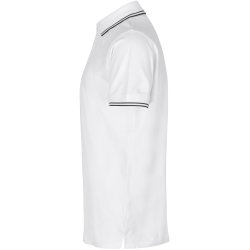 ID 0522 Kontrast poloshirt  stretch Hvid