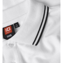 ID 0522 Kontrast poloshirt  stretch Hvid
