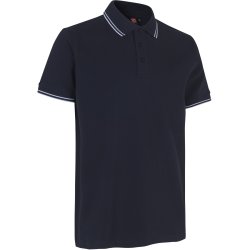 ID 0522 Kontrast poloshirt  stretch Navy