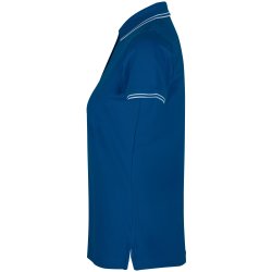 ID 0523 Kontrast poloshirt  stretch  dame Azur