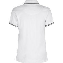 ID 0523 Kontrast poloshirt  stretch  dame Hvid