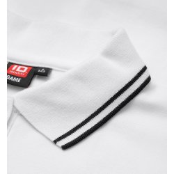 ID 0523 Kontrast poloshirt  stretch  dame Hvid