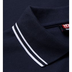 ID 0523 Kontrast poloshirt  stretch  dame Navy