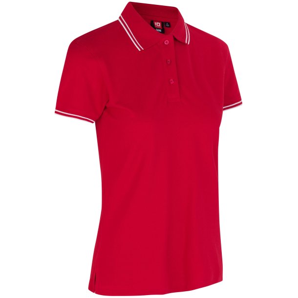 ID 0523 Kontrast poloshirt  stretch  dame Rd