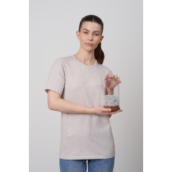 ID 0524 RE-CARE T-shirt  unisex Aske gr� melange