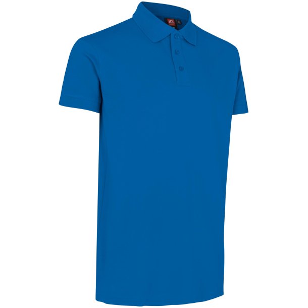 ID 0525 Poloshirt  stretch Azur