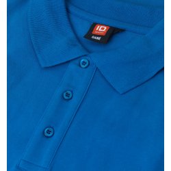 ID 0525 Poloshirt  stretch Azur