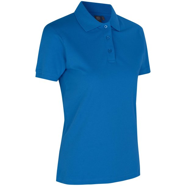 ID 0527 Poloshirt  stretch  dame Azur