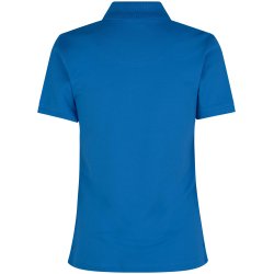 ID 0527 Poloshirt  stretch  dame Azur