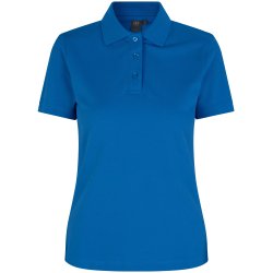 ID 0527 Poloshirt  stretch  dame Azur
