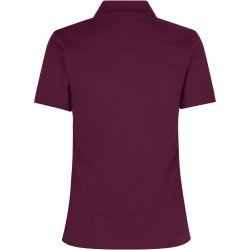 ID 0527 Poloshirt  stretch  dame Bordeaux