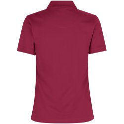 ID 0527 Poloshirt  stretch  dame Cerise
