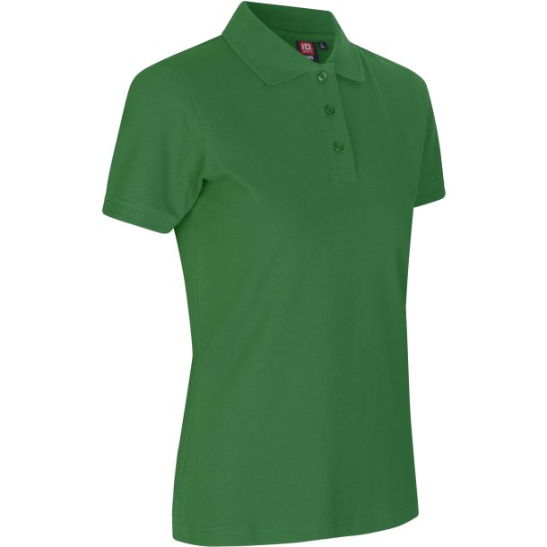 ID 0527 Poloshirt  stretch  dame Grn