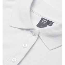 ID 0527 Poloshirt  stretch  dame Hvid