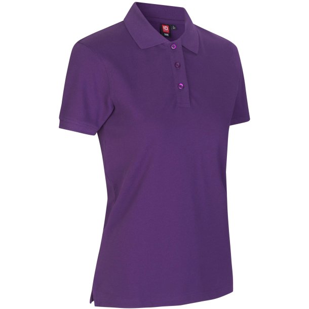 ID 0527 Poloshirt  stretch  dame Lilla