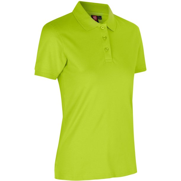 ID 0527 Poloshirt  stretch  dame Lime