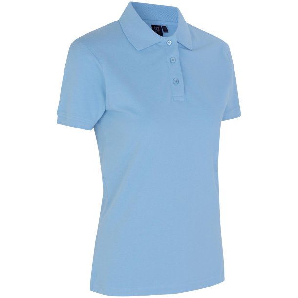 ID 0527 Poloshirt  stretch  dame Lys bl