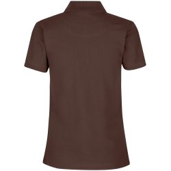 ID 0527 Poloshirt  stretch  dame Mocca