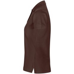 ID 0527 Poloshirt  stretch  dame Mocca
