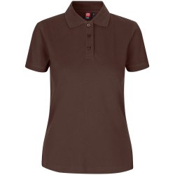 ID 0527 Poloshirt  stretch  dame Mocca