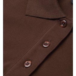 ID 0527 Poloshirt  stretch  dame Mocca