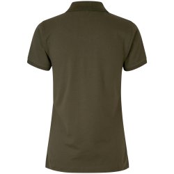 ID 0527 Poloshirt  stretch  dame Oliven