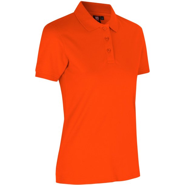 ID 0527 Poloshirt  stretch  dame Orange