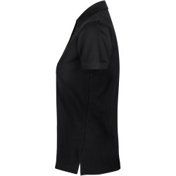 ID 0527 Poloshirt  stretch  dame Sort
