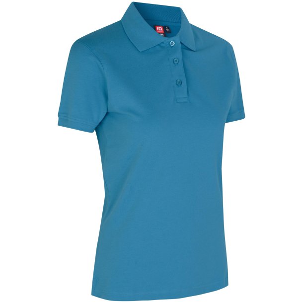 ID 0527 Poloshirt  stretch  dame Turkis