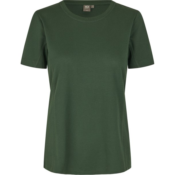 ID 0529 T-shirt Lyocell  dame Flaskegrn