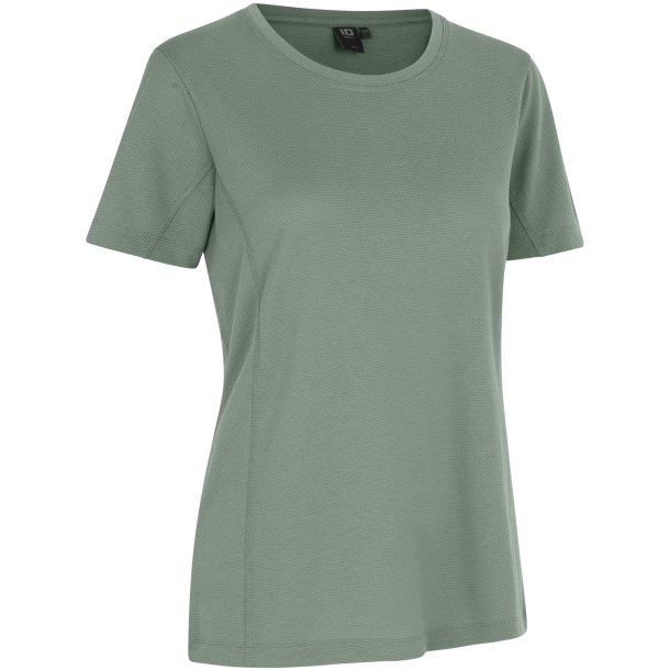 ID 0529 T-shirt Lyocell  dame Stvet Grn